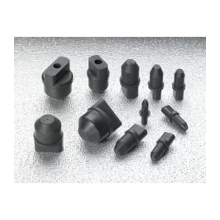 Rubber Seal Plugs With Tabs-RSP0610WT-SBR/NR-BLACK, 1000PK